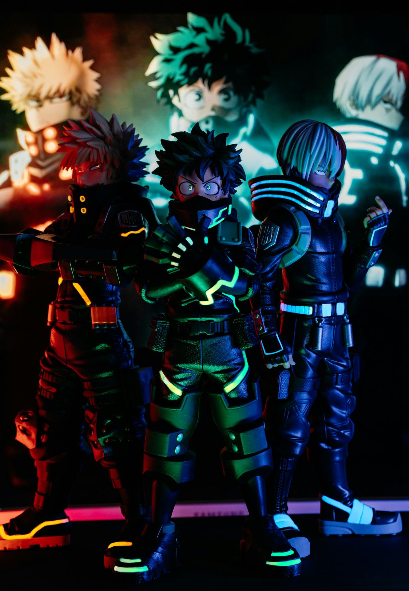 a group of anime characters