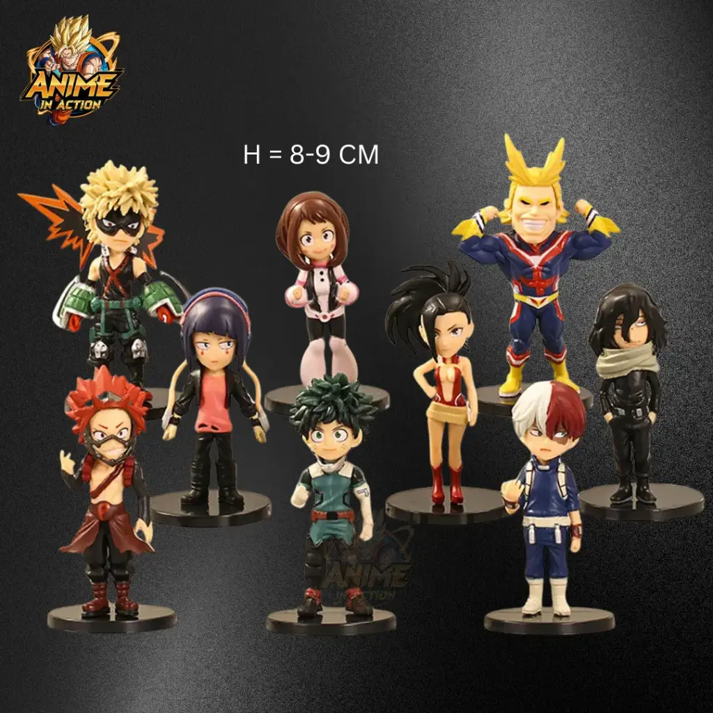 My Hero Academia Set of 9pcs Action Figure