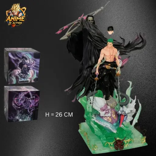 Zoro With Death God 26cm Action Figure