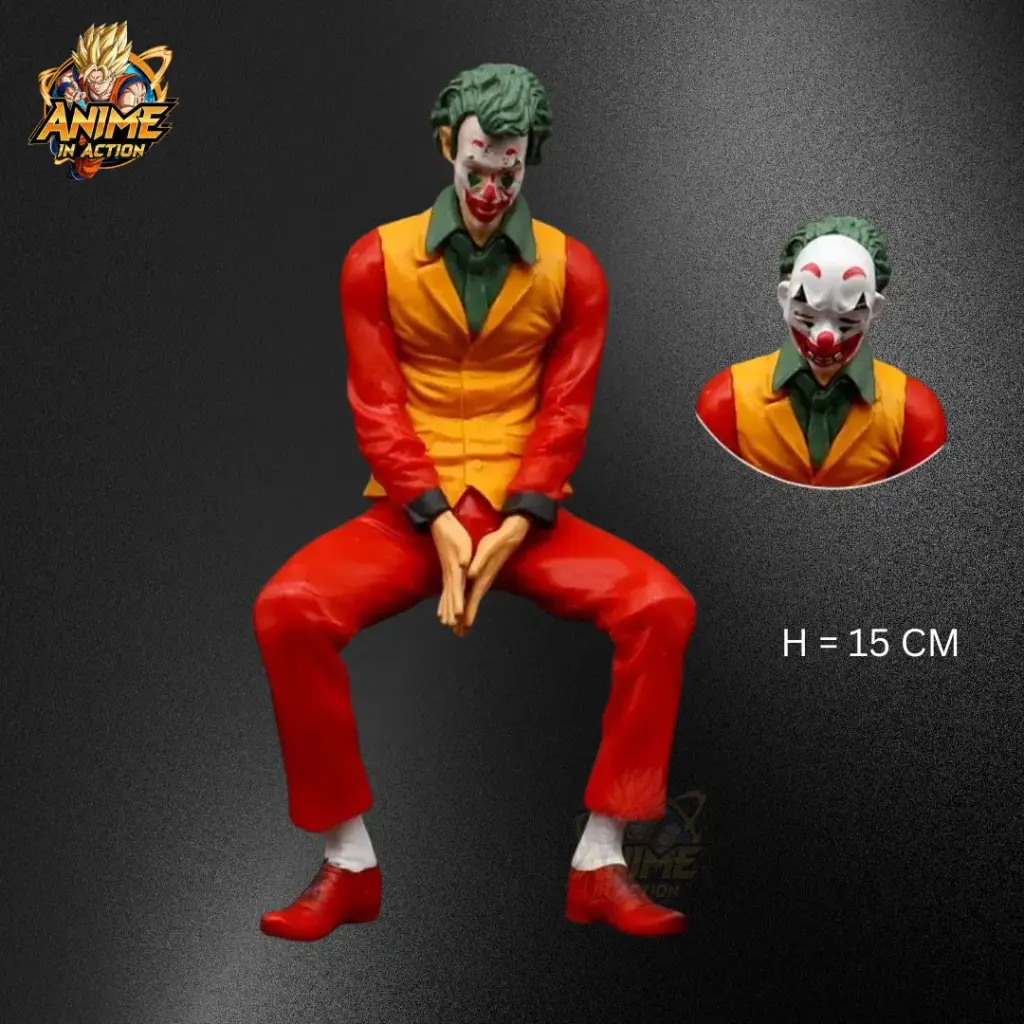Red Joker Sitting Figure 15cm
