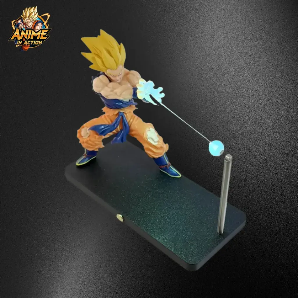 Goku Kamehameha Magnetic LED Night Light – DBZ Action Figure