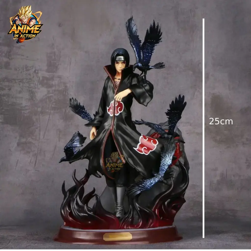 Itachi Uchiha Standing 25cm Double Head Anime Action Figure with Box